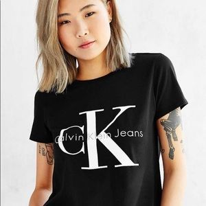 Calvin Klein Jeans logo T-shirt.